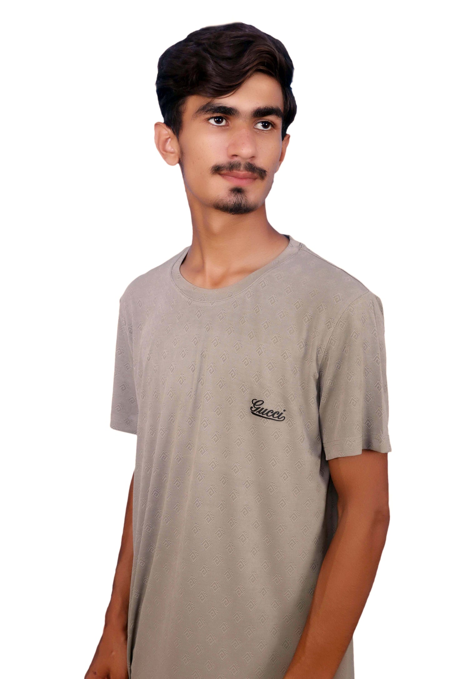 Men’s Classic Cotton Stretch T-Shirt Brown