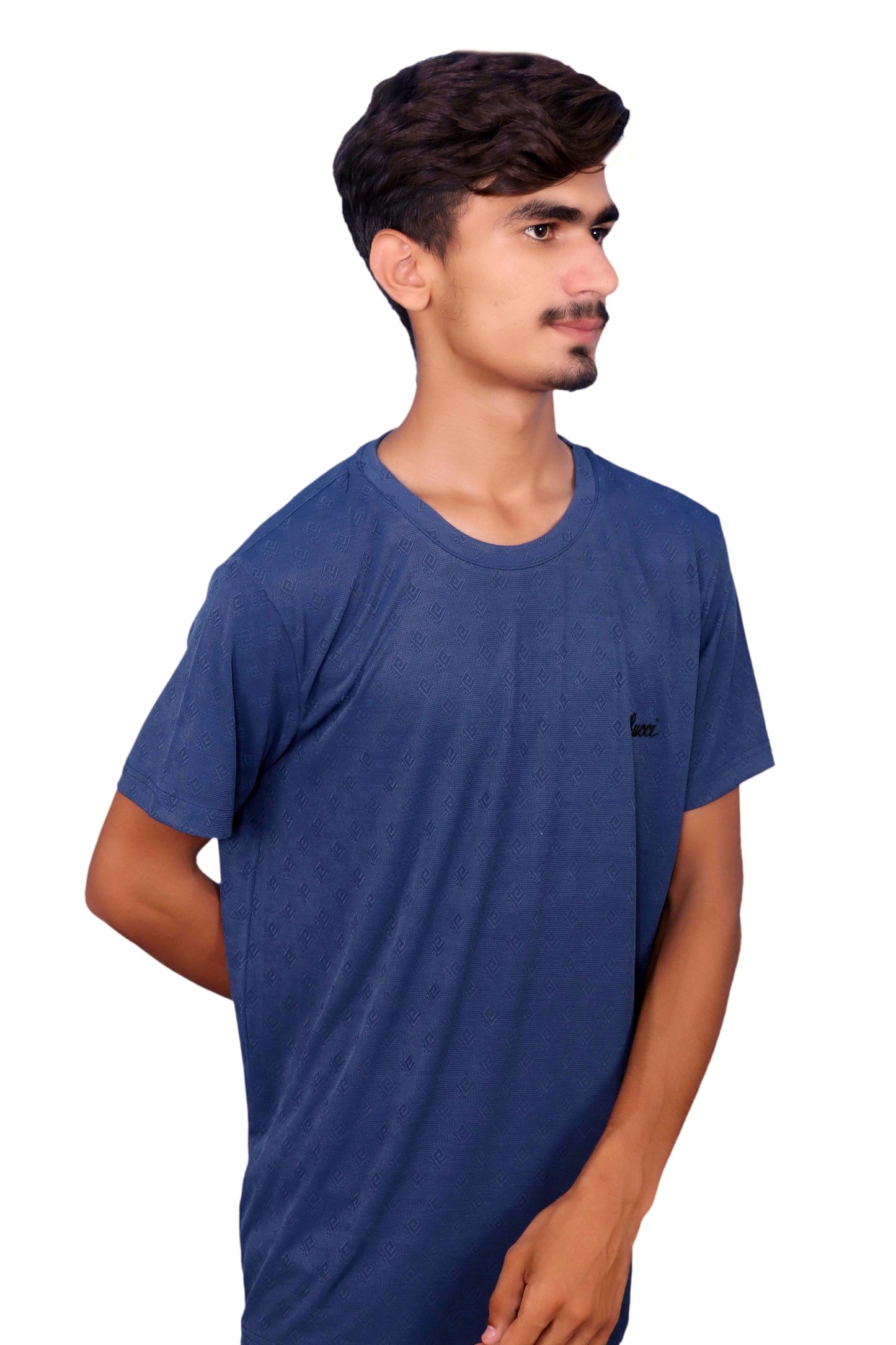 Men’s Classic Cotton Stretch T-Shirt – Cobalt Blue