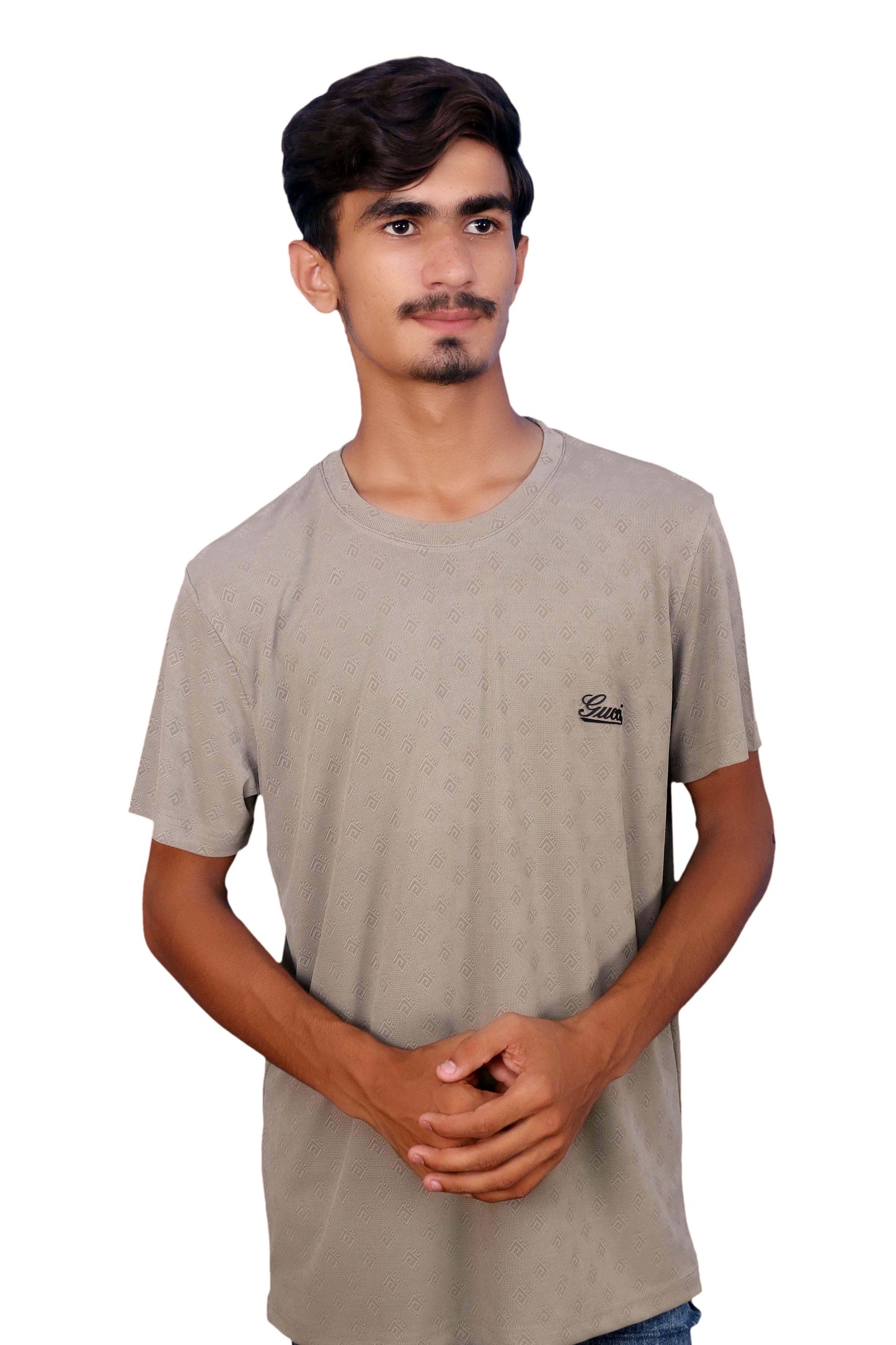 Men’s Classic Cotton Stretch T-Shirt Brown