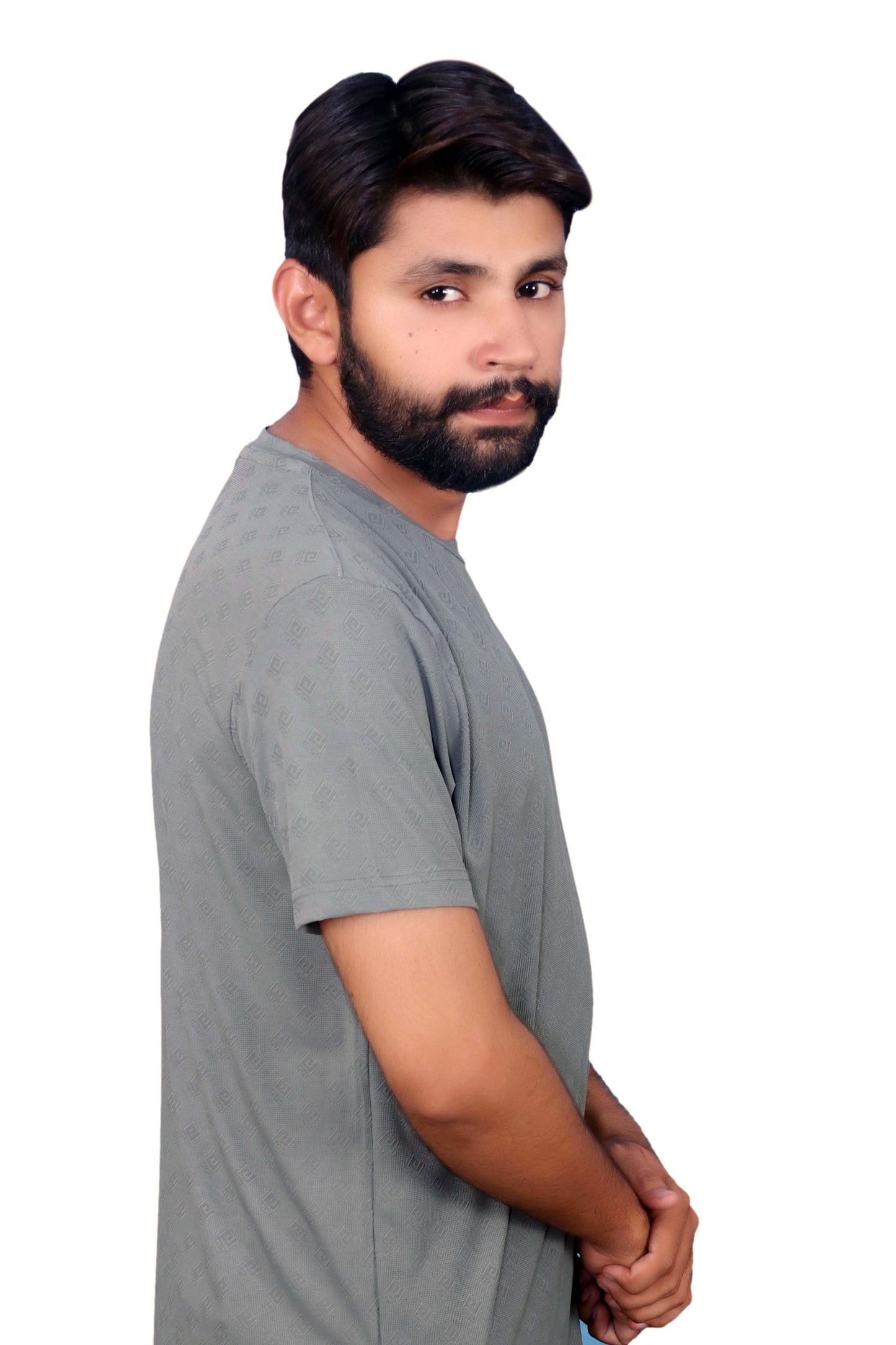 Men’s Classic Cotton Stretch T-Shirt – Sage Green